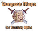 Dungeon Maps for Fantasy RPGs: 117 Unique Maps for Tabletop Role-Playing Games - Carrington Webb - Meteor Sword Press