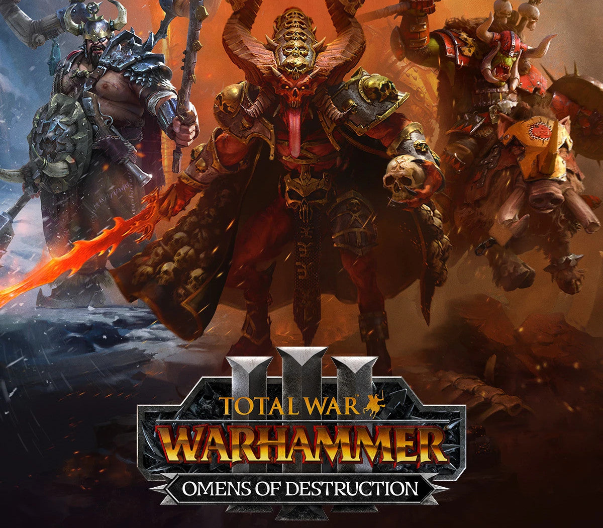 Total War: WARHAMMER III - Omens of Destruction DLC PC Steam CD Key  REST OF THE WORLD  [Email/Instant Delivery]