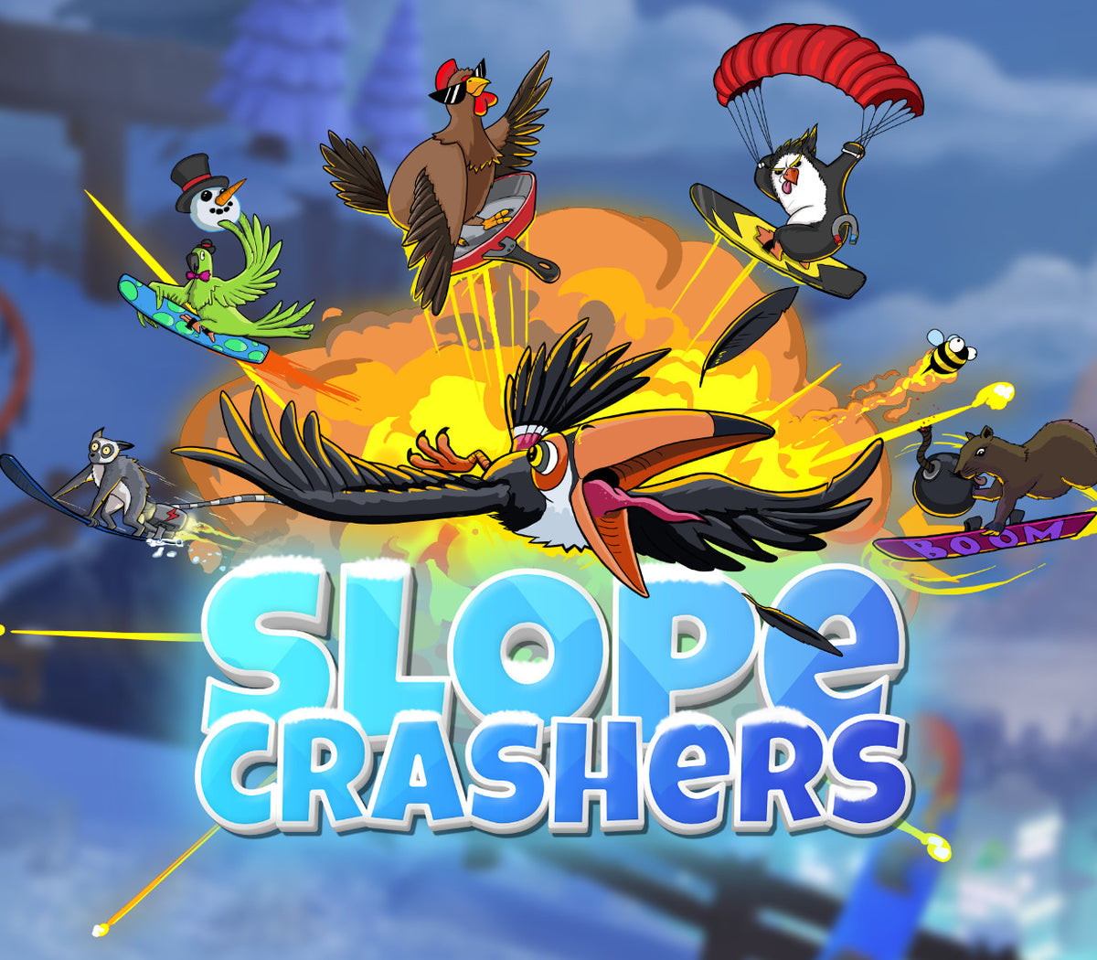 Slopecrashers PC Steam CD Key  REGION FREE  [Email/Instant Delivery]