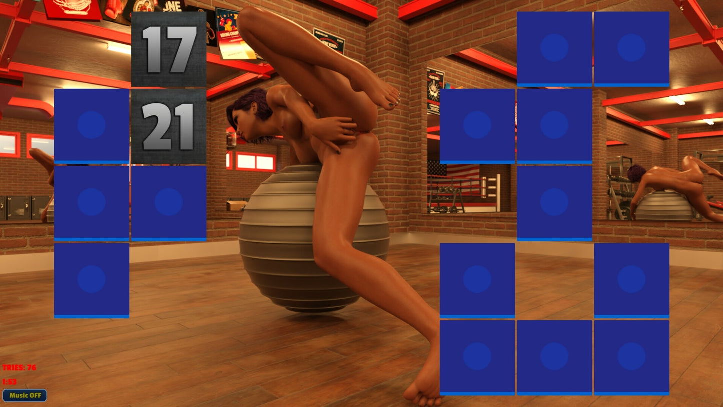 Sexy Memory Puzzle - Kinky Workout PC Steam CD Key  REST OF THE WORLD  [Email/Instant Delivery]