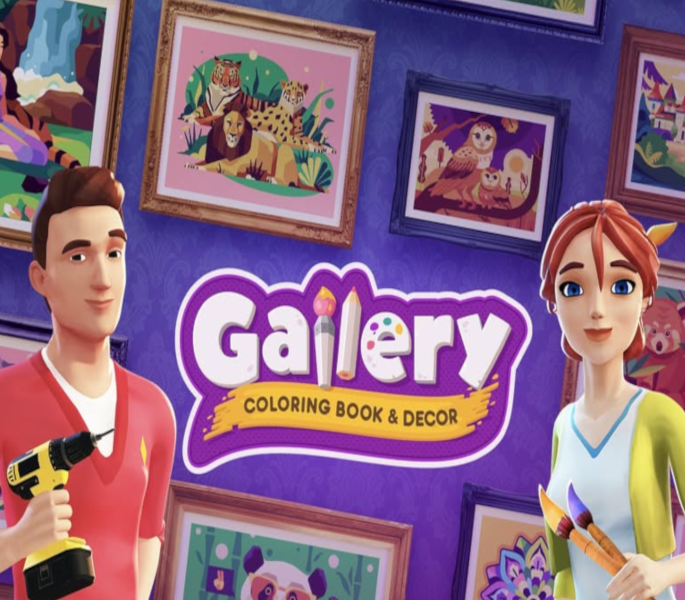 Gallery: Coloring book & decor PC Steam CD Key   REGION FREE Beresnev Games - [Email/Instant Delivery]