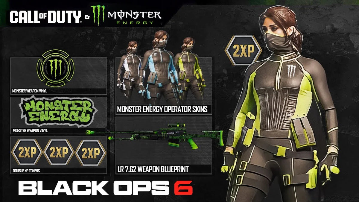 Call of Duty: Black Ops 6 - Exclusive Monster Energy Premium Full Set Pack PC/PS4/PS5/XBOX One/Series X|S CD Key Other -  REGION FREE Activision Publishing Inc. - [Email/Instant Delivery]