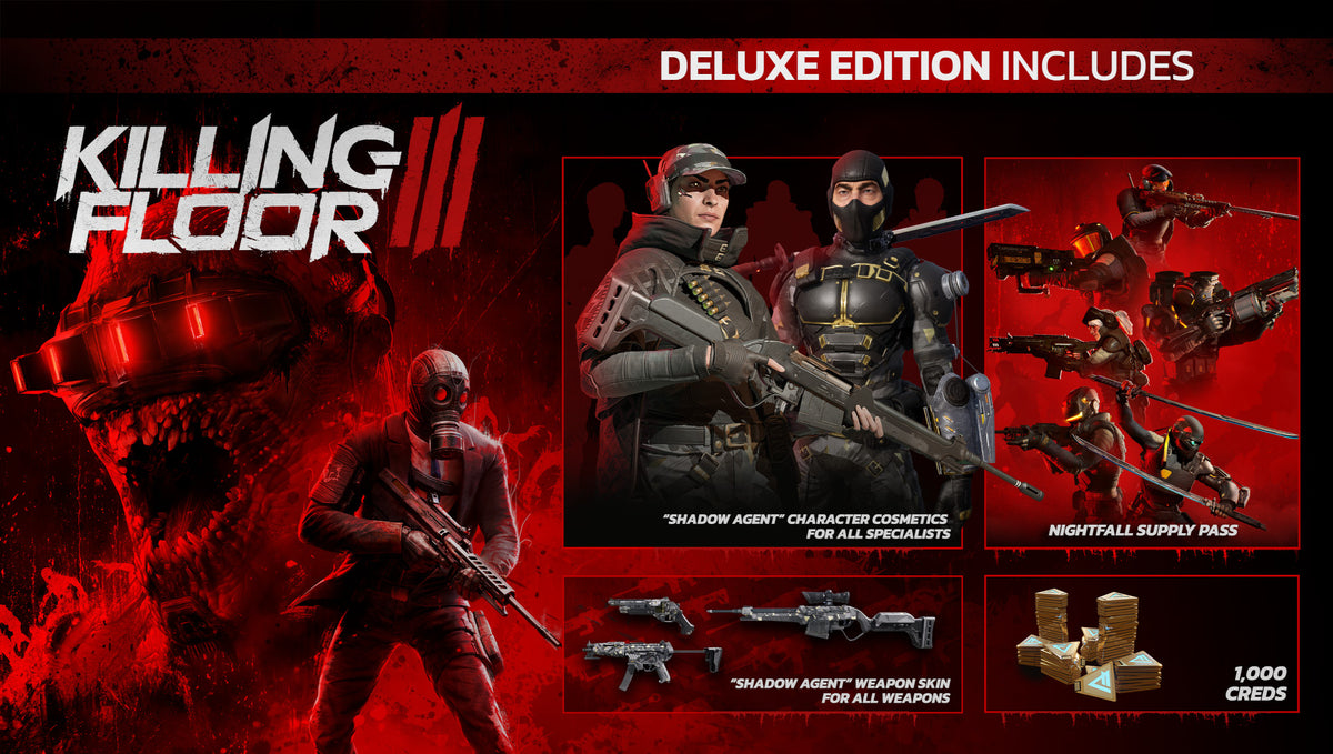 Killing Floor 3 Deluxe Edition + Pre-Order Bonus DLC Steam CD Key  REGION FREE Tripwire Interactive - [Email/Instant Delivery]