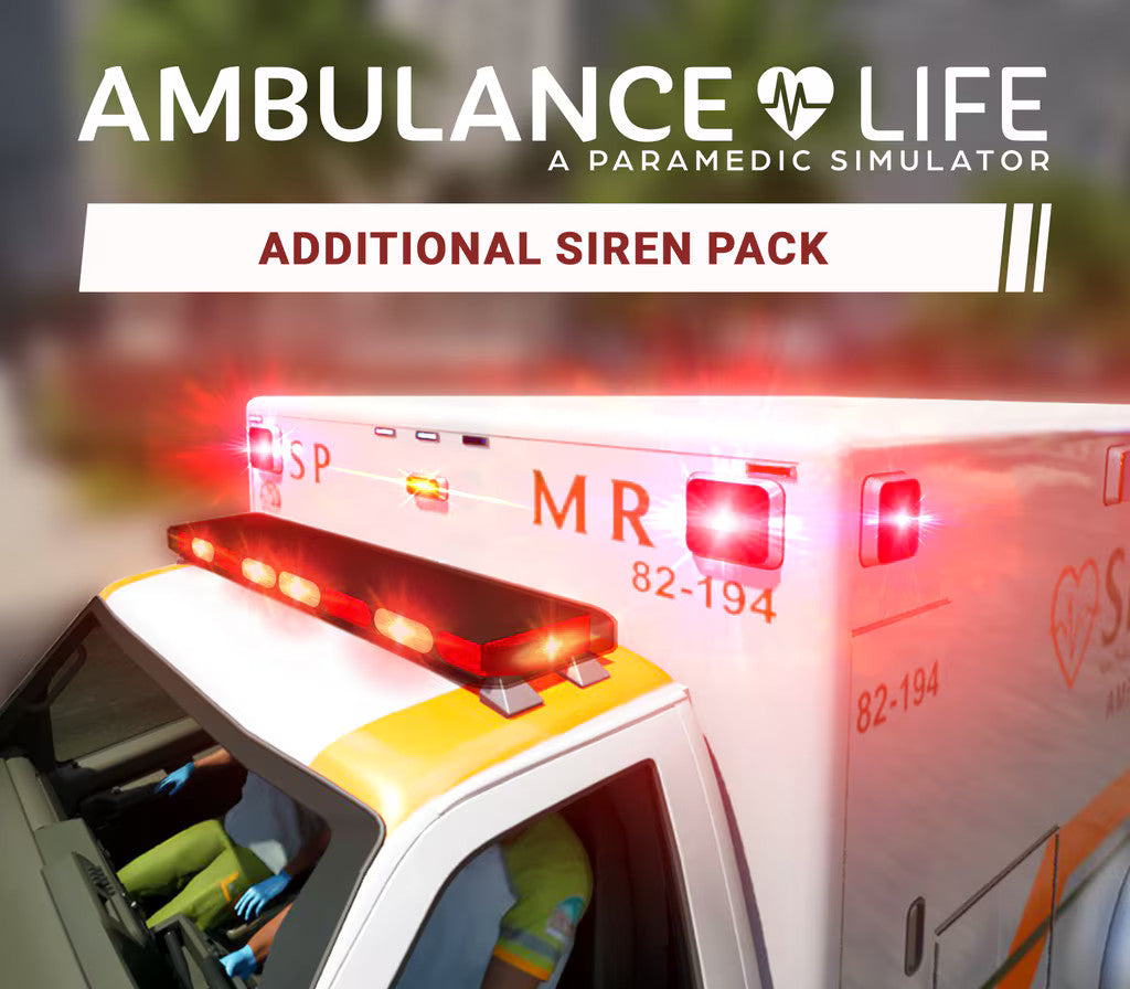 Ambulance Life: A Paramedic Simulator - Additional Siren Pack DLC PC Steam CD Key  REGION FREE Nacon - [Email/Instant Delivery]