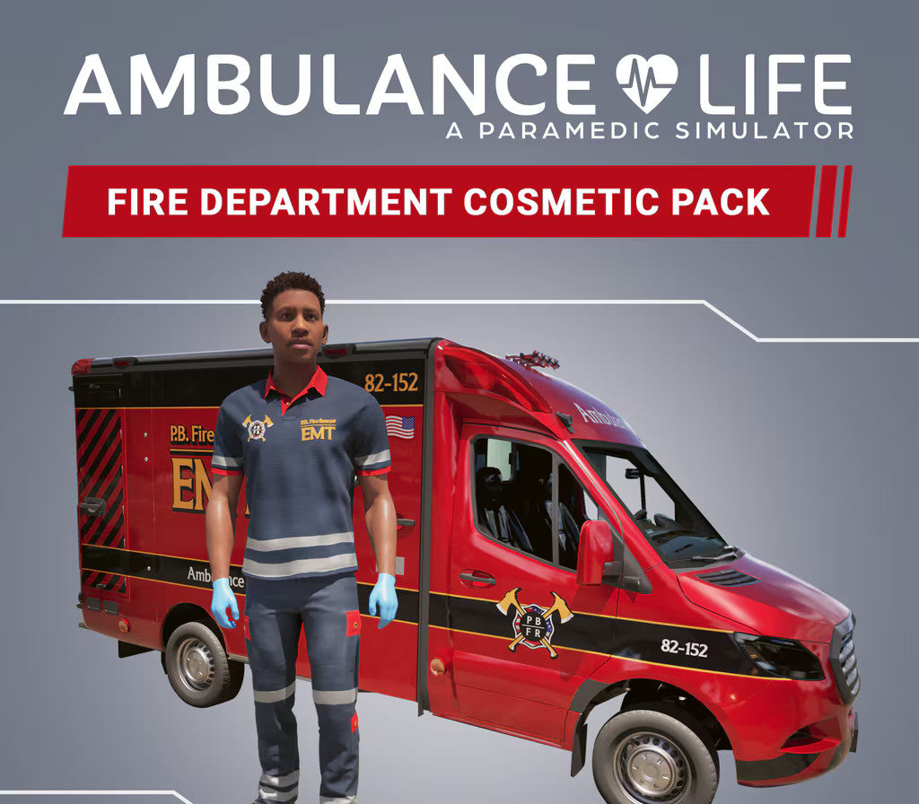 Ambulance Life: A Paramedic Simulator - Fire Department Cosmetic Pack DLC PC Steam CD Key  REGION FREE Nacon - [Email/Instant Delivery]