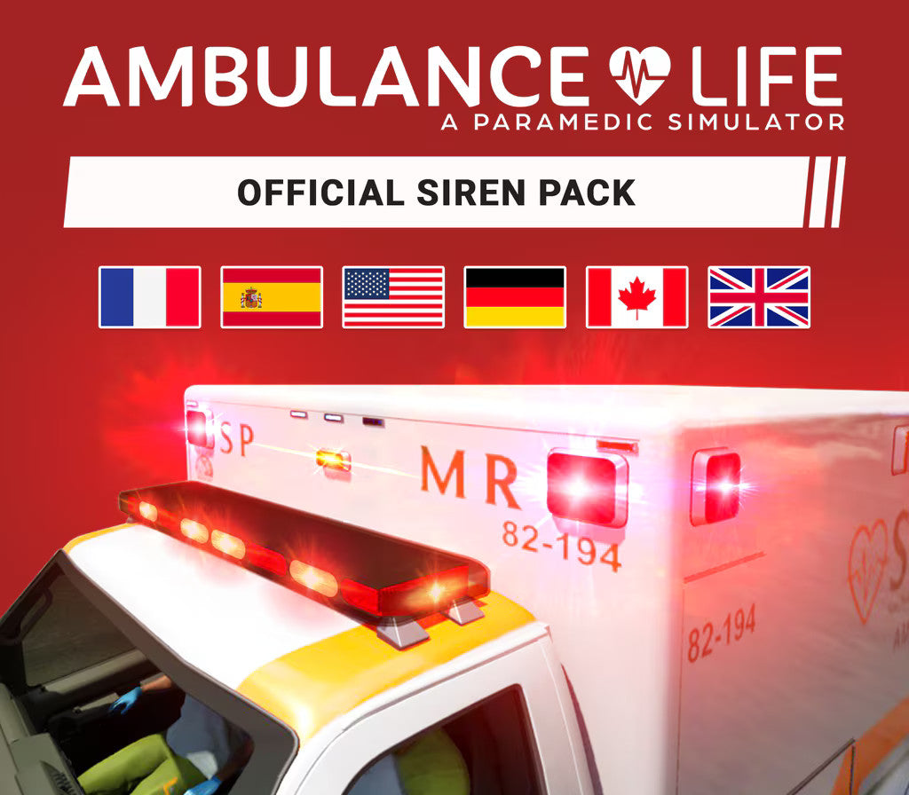 Ambulance Life: A Paramedic Simulator - Official Siren Pack DLC PC Steam CD Key  REGION FREE Nacon - [Email/Instant Delivery]
