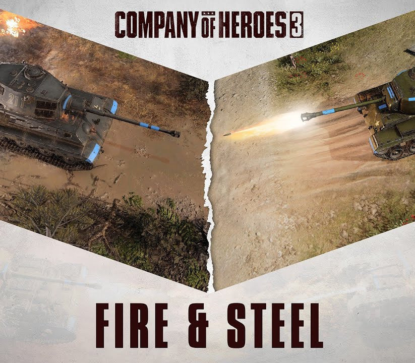 Company of Heroes 3 - Fire & Steel DLC PC Steam CD Key  REGION FREE  [Email/Instant Delivery]