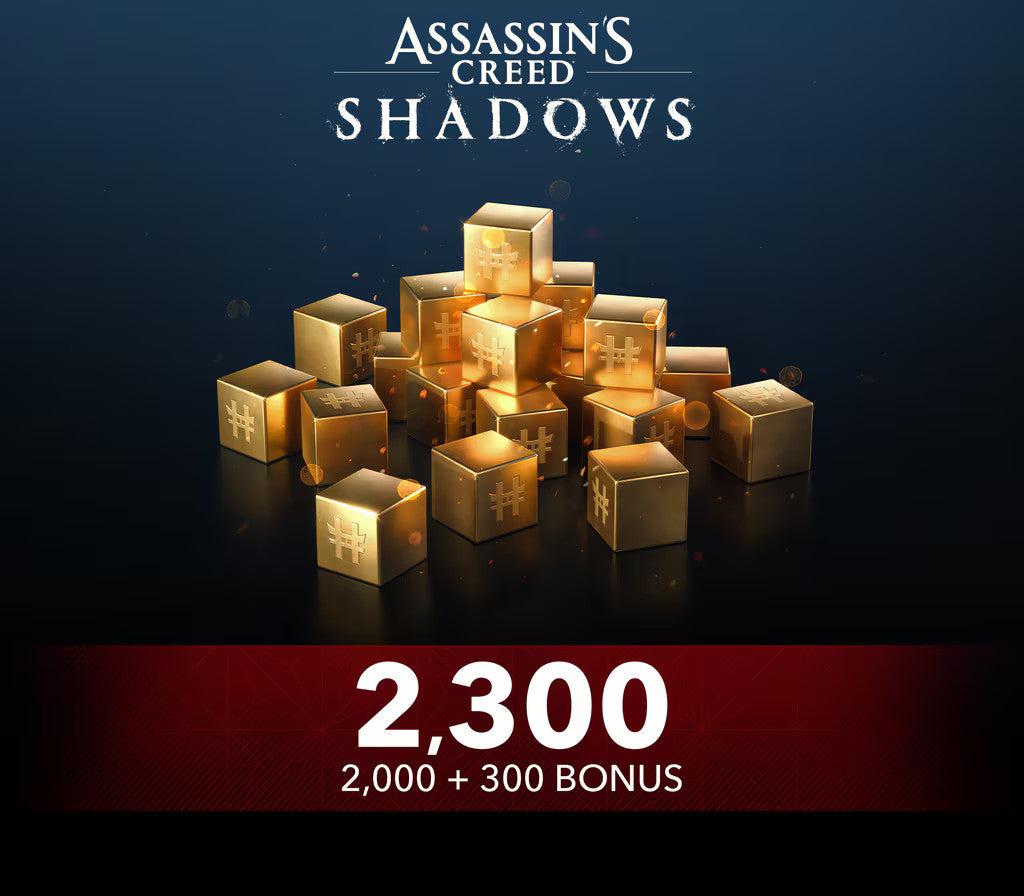 Assassin's Creed Shadows - Helix Credits Medium Pack 2300 Xbox Series X|S CD Key  REST OF THE WORLD Ubisoft - [Email/Instant Delivery]