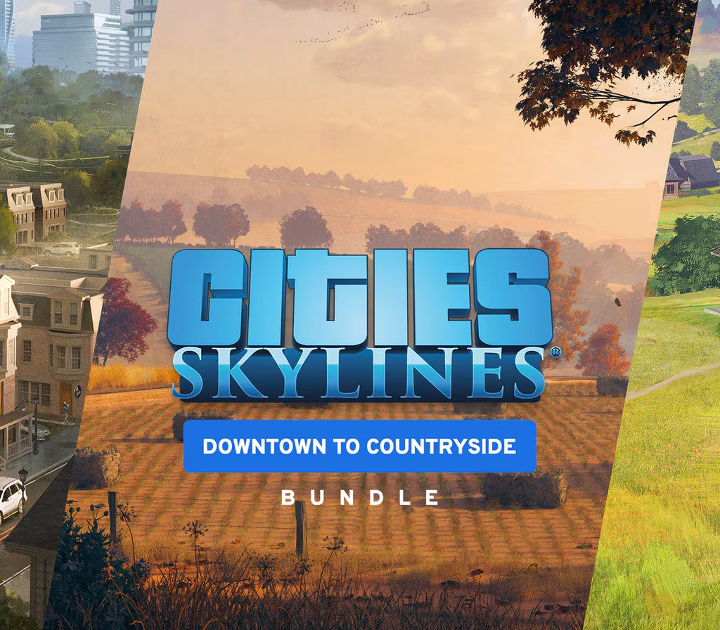 Cities: Skylines - Downtown to Countryside Bundle DLC RoW PC Steam CD Key  REST OF THE WORLD Paradox Interactive - [Email/Instant Delivery]