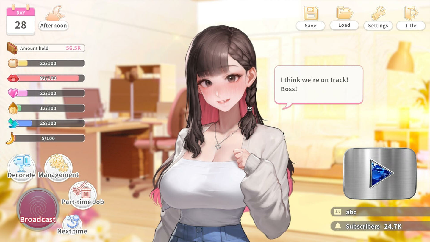 Streaming ON! VTuber Training PC Steam CD Key  REST OF THE WORLD Momentum Games - [Email/Instant Delivery]