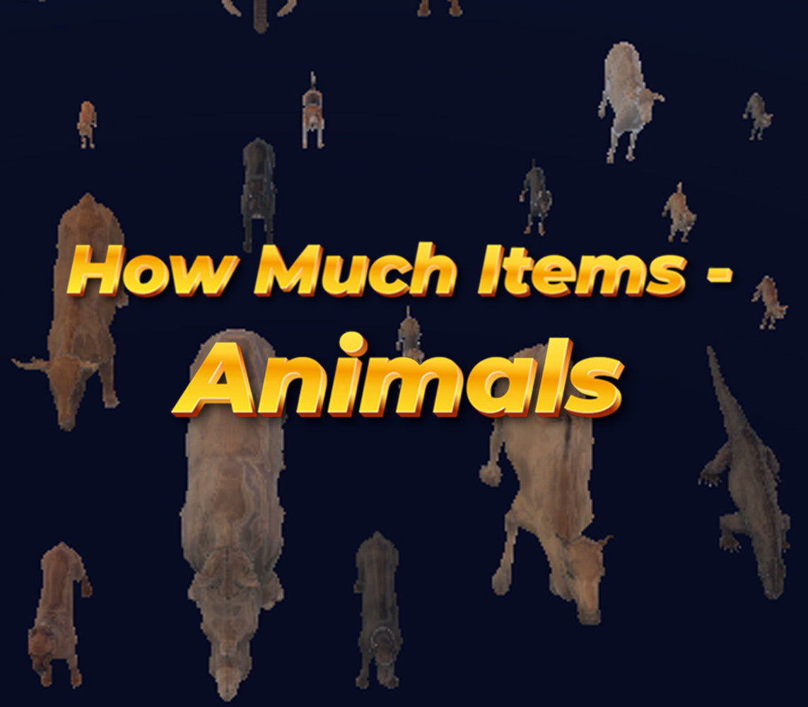 How Much Items: Animals PC Steam CD Key  REGION FREE Hede - [Email/Instant Delivery]