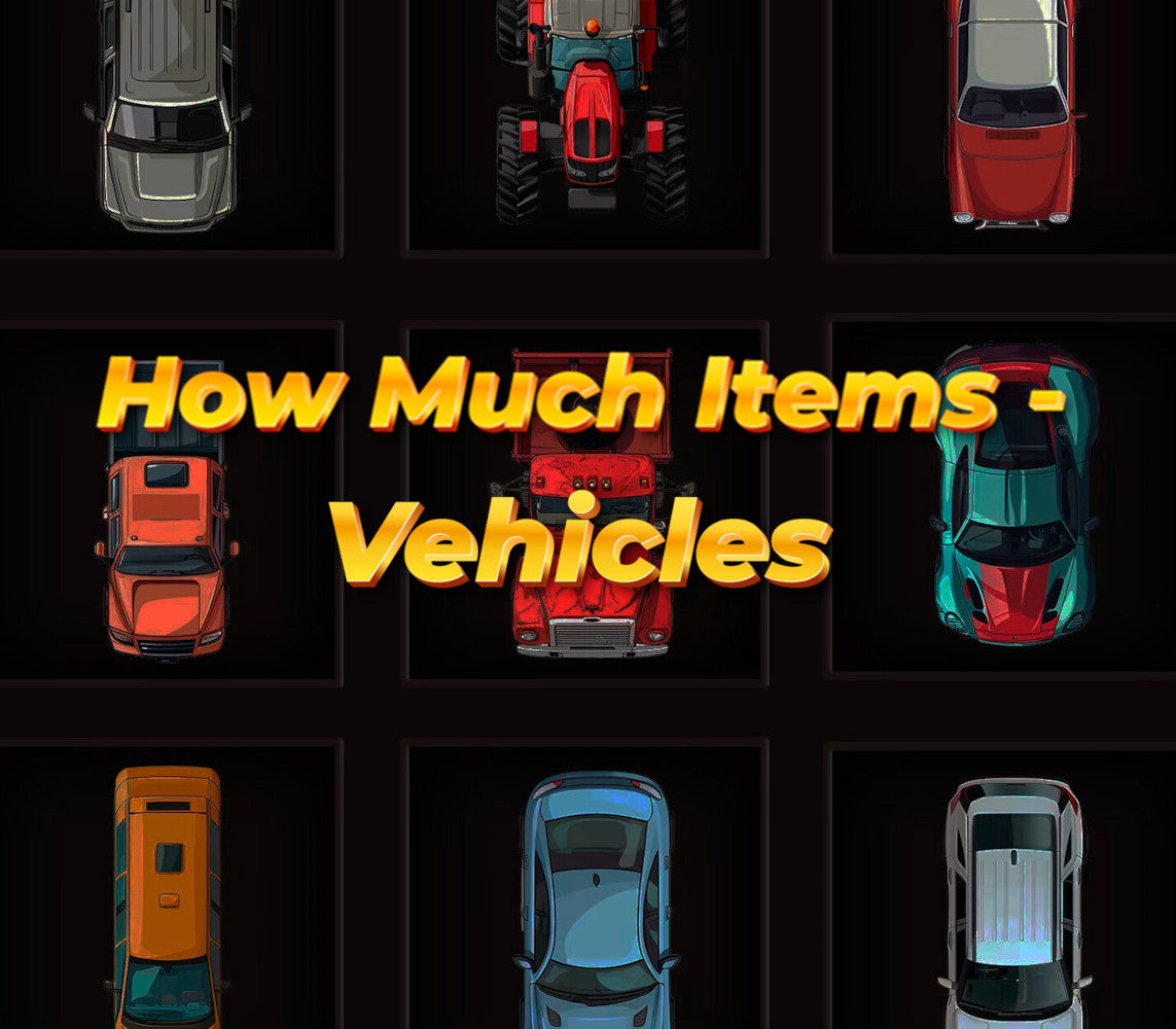 How Much Items: Vehicles PC Steam CD Key  REGION FREE Hede - [Email/Instant Delivery]