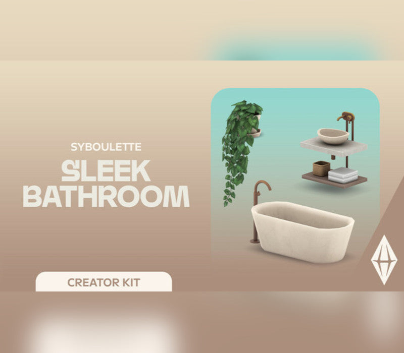 The Sims 4 - Sleek Bathroom Kit DLC PC EA App CD Key  REGION FREE Electronic Arts - [Email/Instant Delivery]