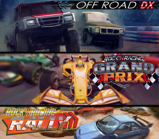 Rock 'N Racing 3 in 1 XBOX One / Xbox Series X|S / PC Account Xbox One -  REGION FREE Super PowerUp Games - [Email/Instant Delivery]