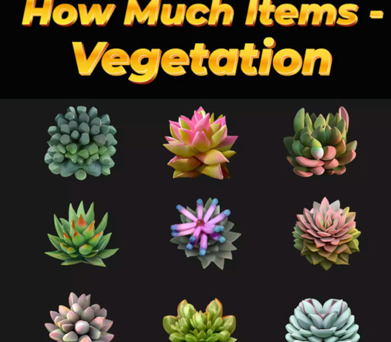 How Much Items - Vegetation PC Steam CD Key  REGION FREE Hede - [Email/Instant Delivery]