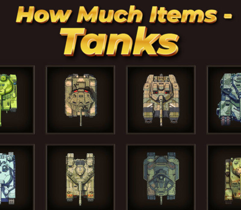 How Much Items - Tanks PC Steam CD Key  REGION FREE hede - [Email/Instant Delivery]