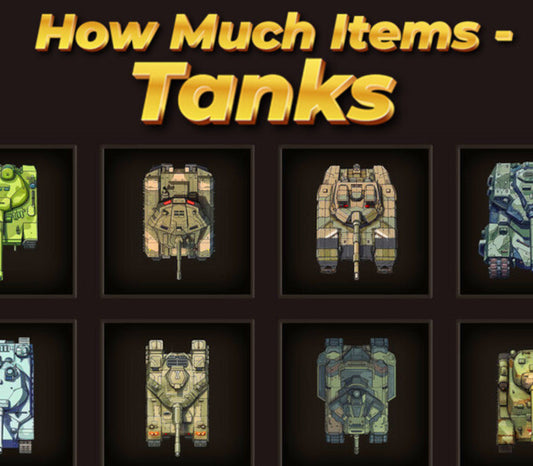 How Much Items - Tanks PC Steam CD Key  REGION FREE hede - [Email/Instant Delivery]
