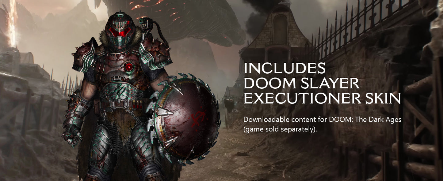 DOOM: The Dark Ages - DOOM Slayer Executioner Skin DLC PC CD Key Bethesda -  REGION FREE Bethesda Softworks - [Email/Instant Delivery]