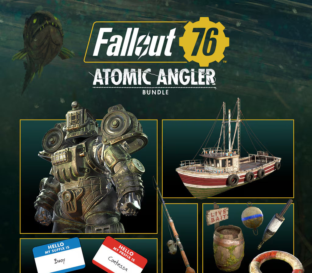 Fallout 76 - Atomic Angler Bundle DLC XBOX One / Xbox Series X|S CD Key Xbox One -  REGION FREE Bethesda Game Studios - [Email/Instant Delivery]