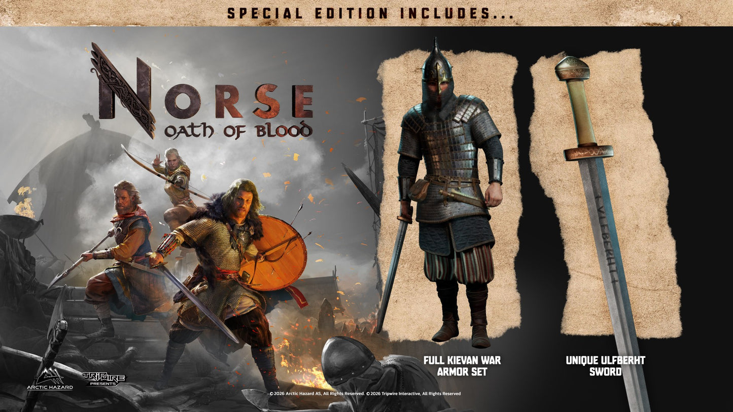 NORSE: Oath of Blood Special Edition PC Steam Account  REGION FREE Tripwire Interactive - [Email/Instant Delivery]