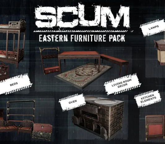 SCUM - Eastern Furniture Pack DLC PC Steam CD Key  REGION FREE Gamepires - [Email/Instant Delivery]