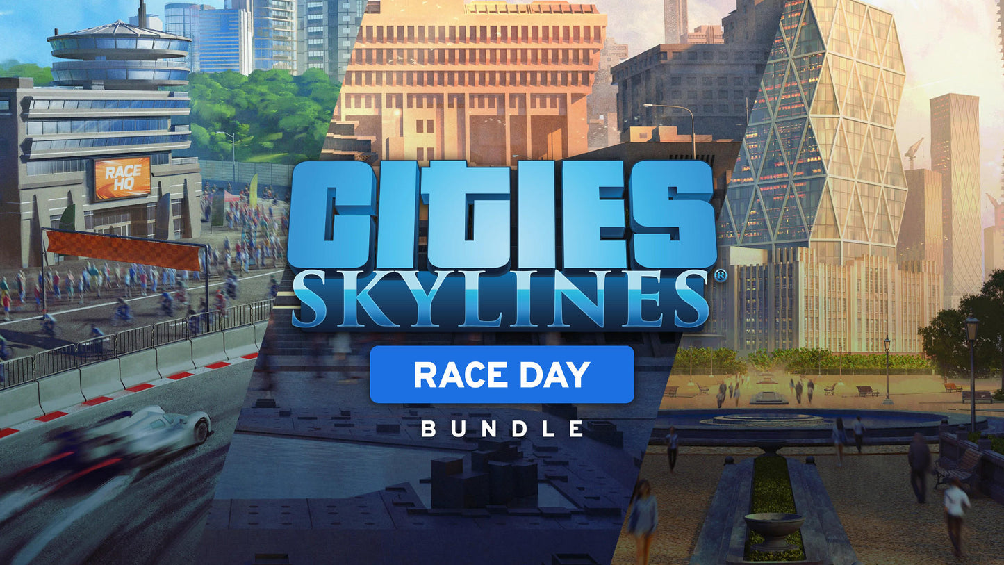 Cities: Skylines - Race Day Bundle DLC RoW PC Steam CD Key  REST OF THE WORLD Paradox Interactive - [Email/Instant Delivery]