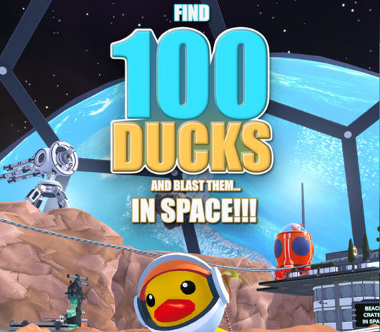 Find 100 Ducks and Blast Them...IN SPACE!!! PC Steam CD Key  REGION FREE Welcome Back Games - [Email/Instant Delivery]