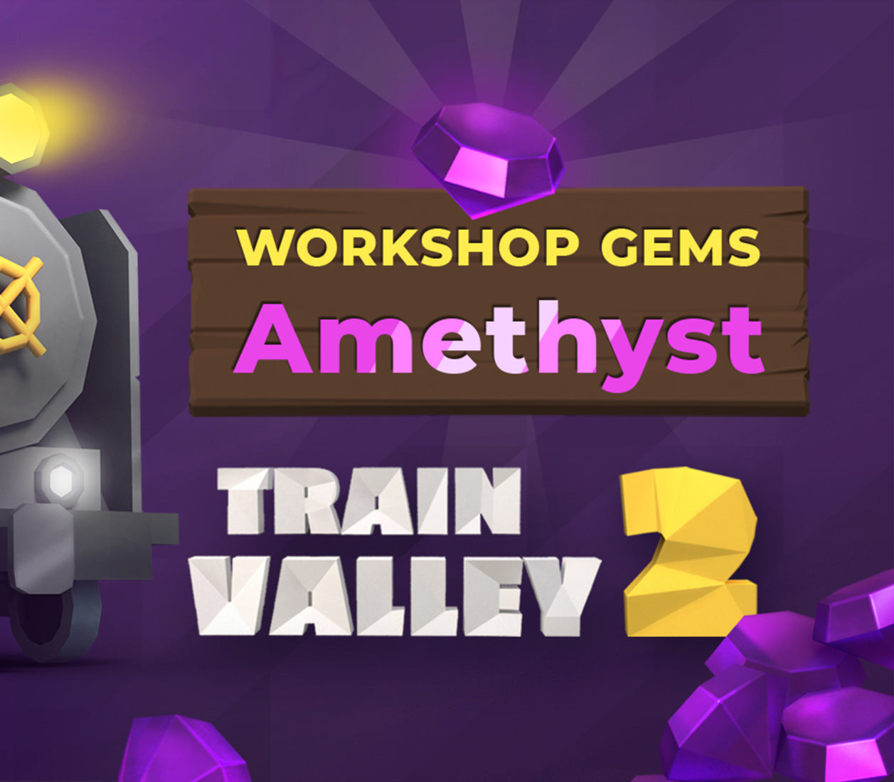 Train Valley 2: Workshop Gems - Amethyst DLC PC Steam CD Key  REGION FREE META Publishing - [Email/Instant Delivery]