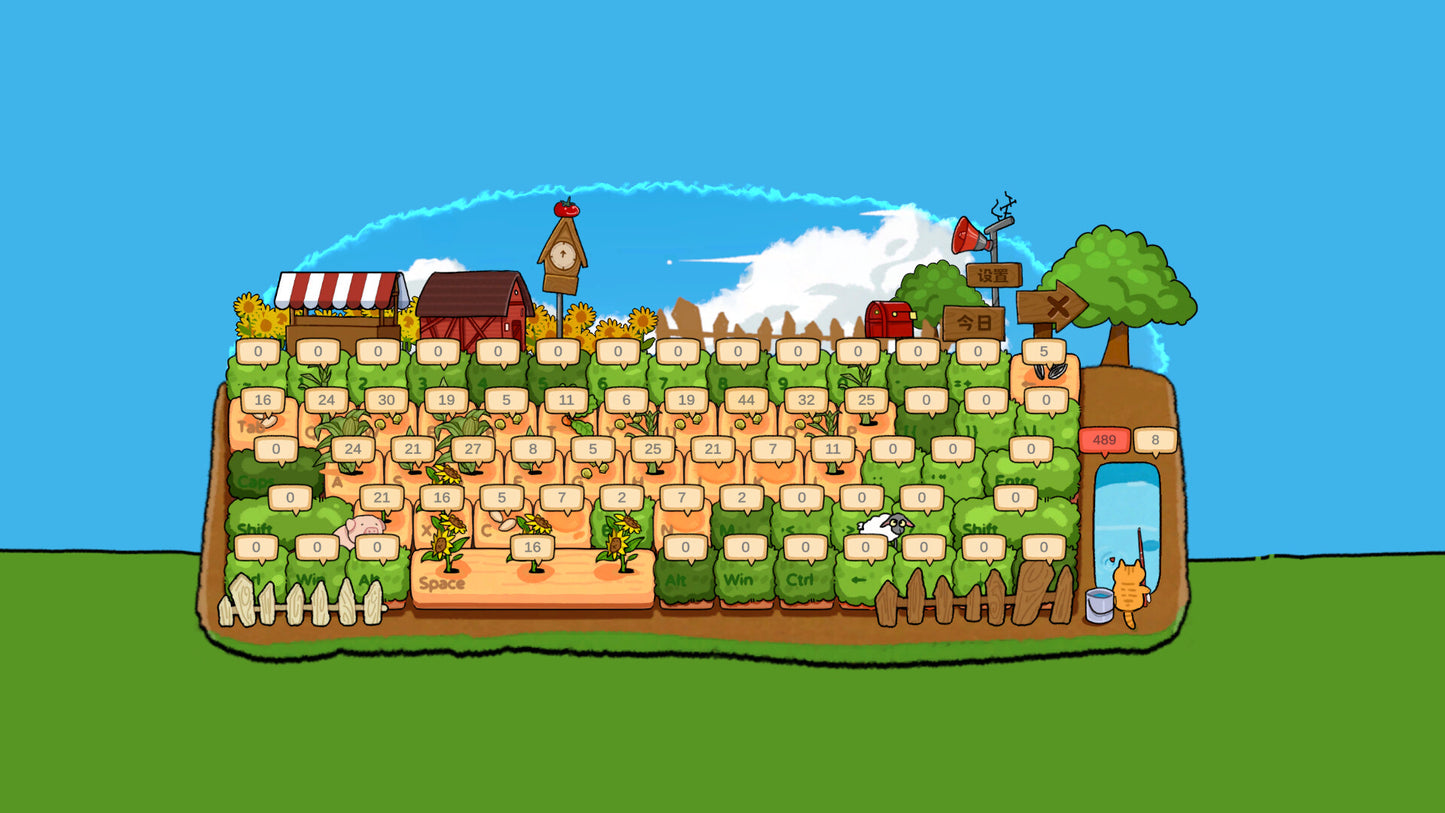 Typing Farmer PC Steam CD Key  REGION FREE MilkwayStudio - [Email/Instant Delivery]