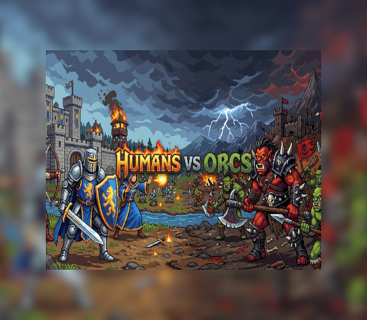 Humans Vs Orcs PC Steam CD Key  REGION FREE ShakyHand - [Email/Instant Delivery]
