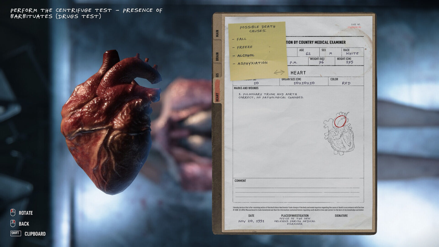Autopsy Simulator (PC) - Steam Gift - GLOBAL   - Team17 [Email/Instant Delivery]