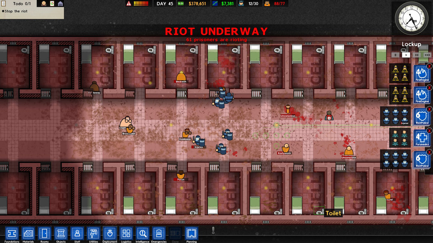 Prison Architect - Total Lockdown (PC) - Steam Key - GLOBAL   - Paradox Interactive [Email/Instant Delivery]