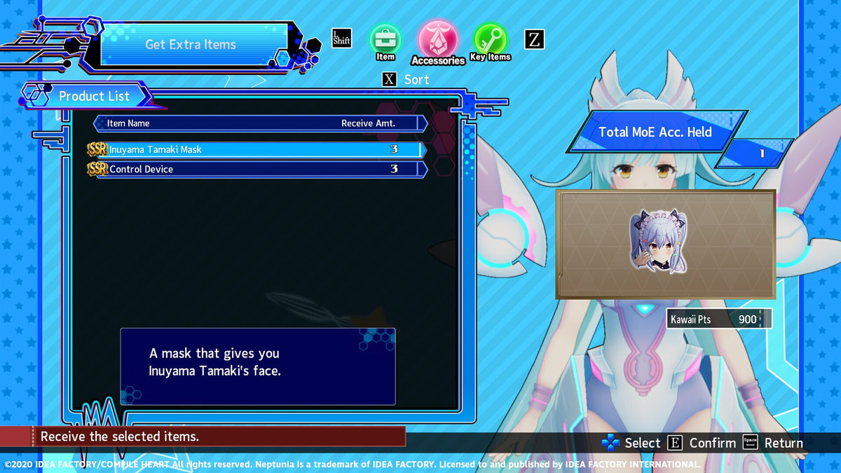 Neptunia Virtual Stars - Inuyama Tamaki Pack (PC) - Steam Key - GLOBAL  [Email/Instant Delivery]