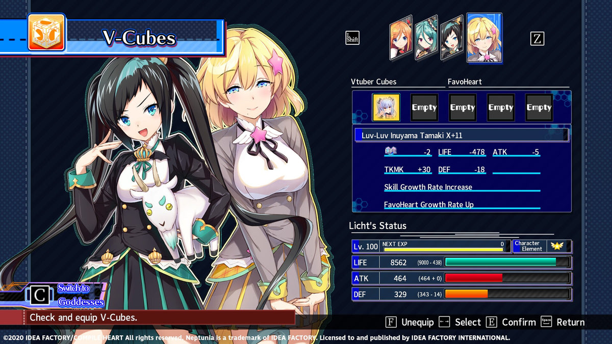Neptunia Virtual Stars - Inuyama Tamaki Pack (PC) - Steam Key - GLOBAL  [Email/Instant Delivery]