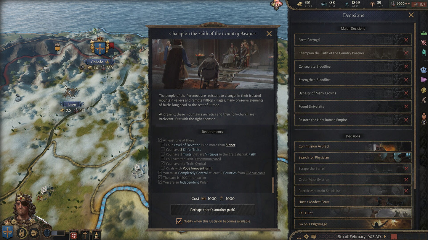 Crusader Kings III: Fate of Iberia (PC) - Steam Gift - GLOBAL  [Email/Instant Delivery]