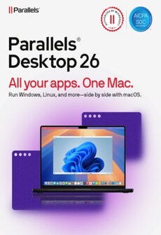 Parallels Desktop 26 | Standard (MAC) (1 Device, 1 Year) - Parallels Key - GLOBAL  [Email/Instant Delivery]