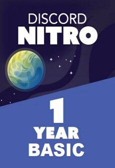 Discord Nitro Basic 1 Year - Discord Key - GLOBAL  [Email/Instant Delivery]