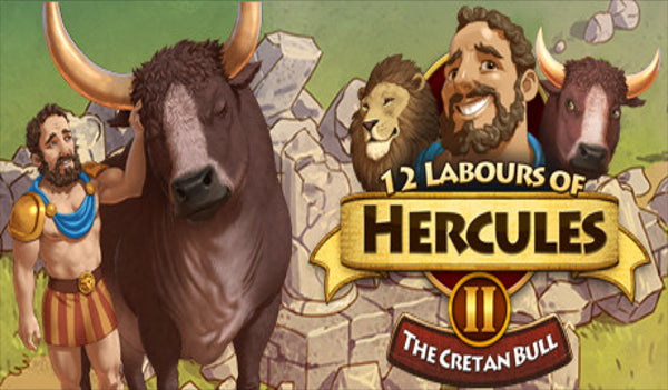 12 Labours of Hercules II: The Cretan Bull Steam Key GLOBAL   - Jetdogs Studios [Email/Instant Delivery]