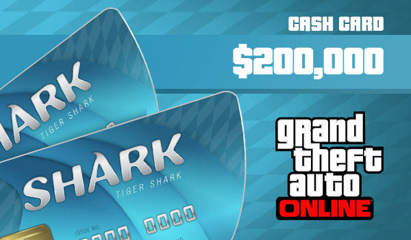 Grand Theft Auto Online: Tiger Shark Cash Card 200 000 PC Rockstar Key GLOBAL Rockstar Games Launcher -  - Rockstar Games Launcher [Email/Instant Delivery]