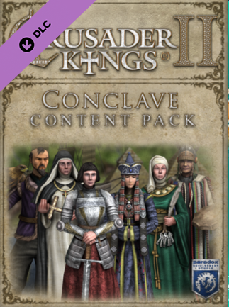 Crusader Kings II - Conclave Content Pack Steam Key GLOBAL   - Paradox Interactive [Email/Instant Delivery]