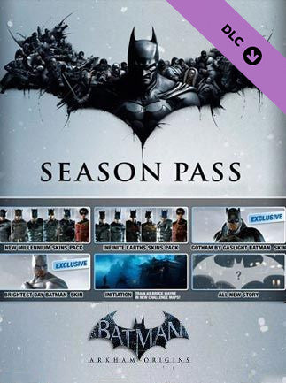Batman: Arkham Origins - Season Pass (PC) - Steam Key - EUROPE   - Warner Bros. Interactive Entertainment [Email/Instant Delivery]