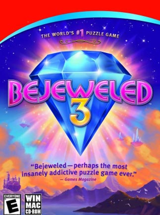 Bejeweled 3 Steam Key GLOBAL   - PopCap Games, Inc. [Email/Instant Delivery]