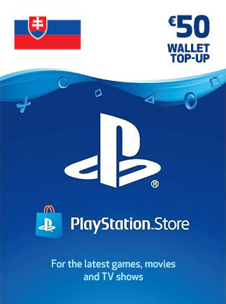 PlayStation Network Gift Card 50 EUR - PSN Slovakia   - PSN [Email/Instant Delivery]