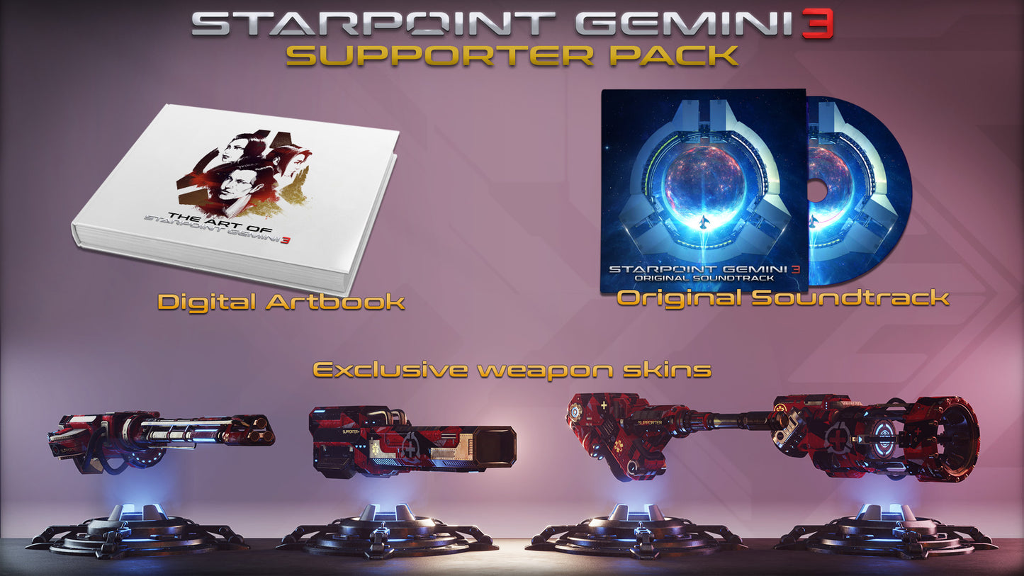 Starpoint Gemini 3 - Supporter Pack - Steam Key - (GLOBAL)   - Steam [Email/Instant Delivery]