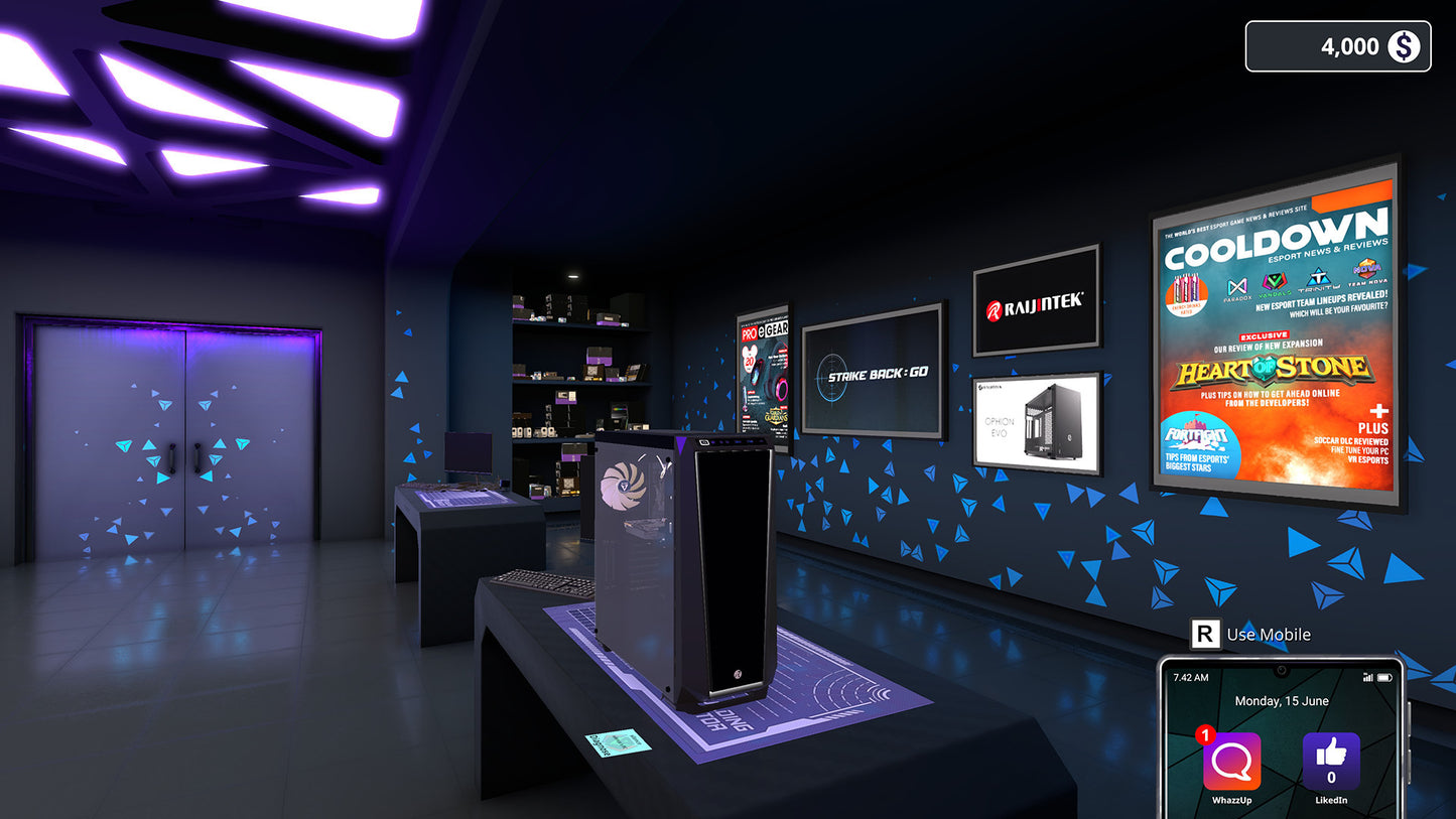 PC Building Simulator - Esports Expansion (PC) - Steam Key - EUROPE   - Steam [Email/Instant Delivery]