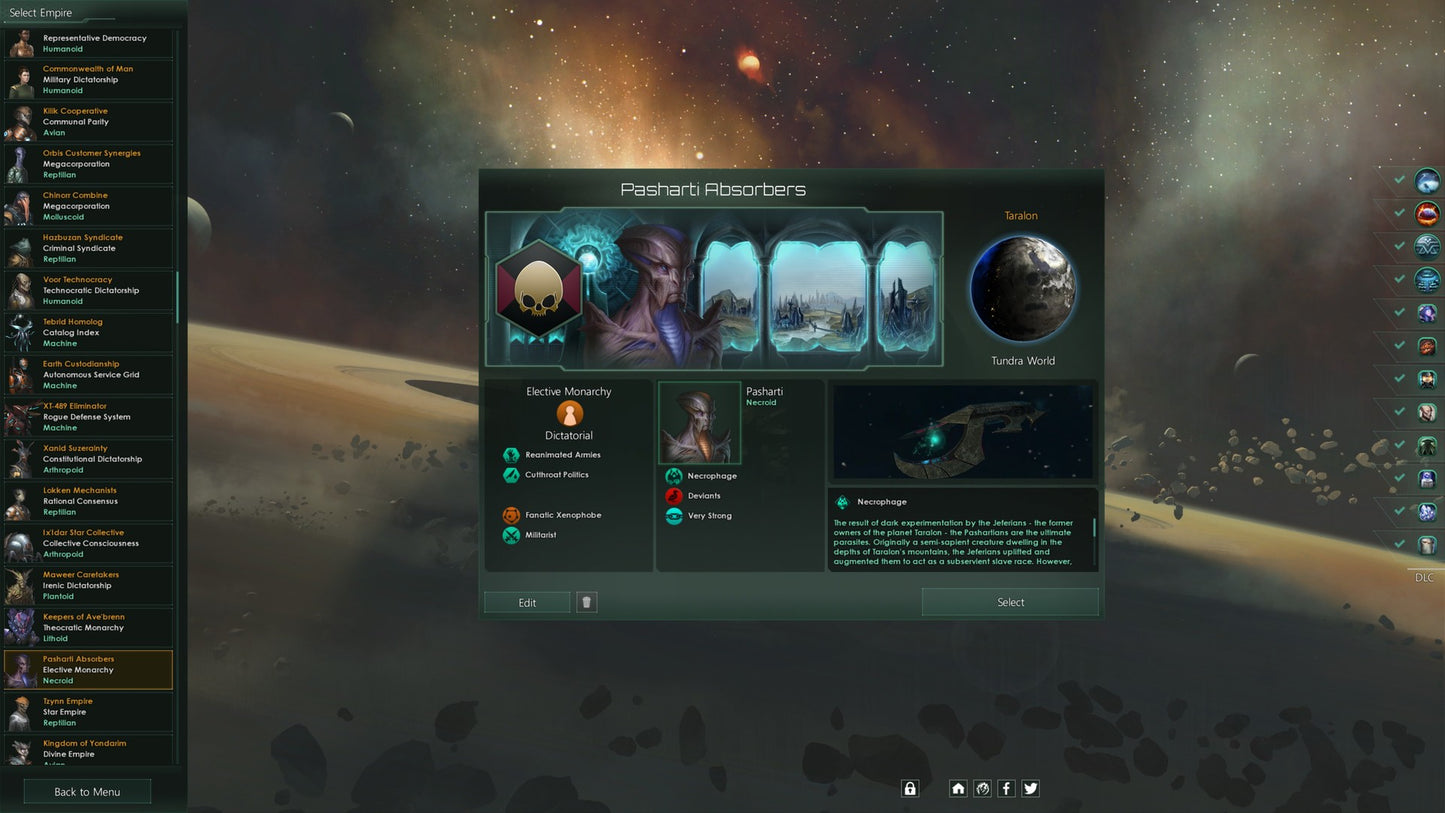 Stellaris: Necroids Species Pack (PC) - Steam Key - EUROPE   - Steam [Email/Instant Delivery]