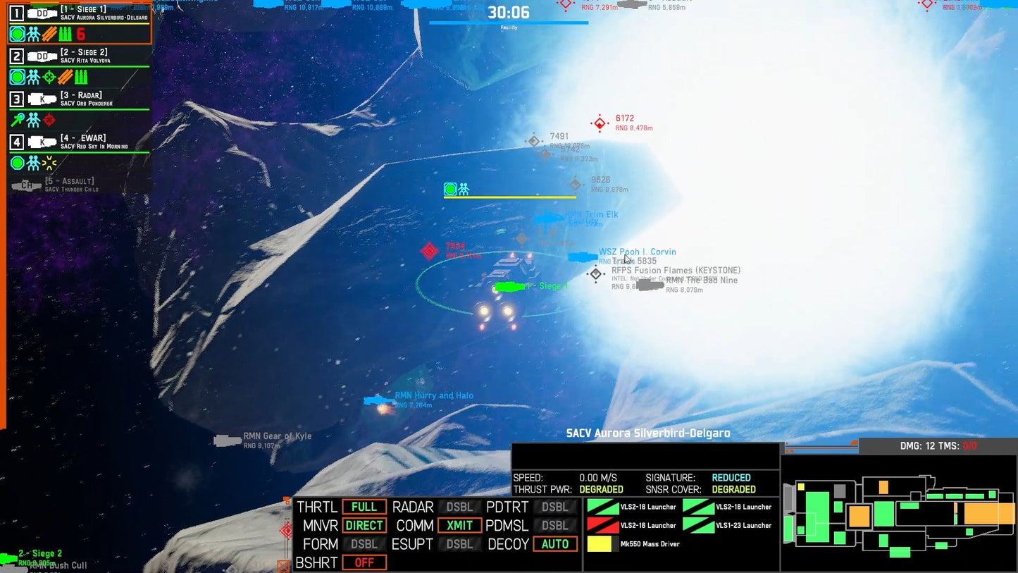NEBULOUS: Fleet Command (PC) - Steam Key - ROW   - Steam [Email/Instant Delivery]