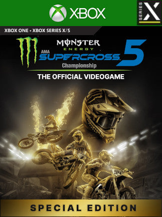 Monster Energy Supercross - The Official Videogame 5 | Special Edition (Xbox Series X/S) - Xbox Live Key - CANADA   - Xbox Live [Email/Instant Delivery]
