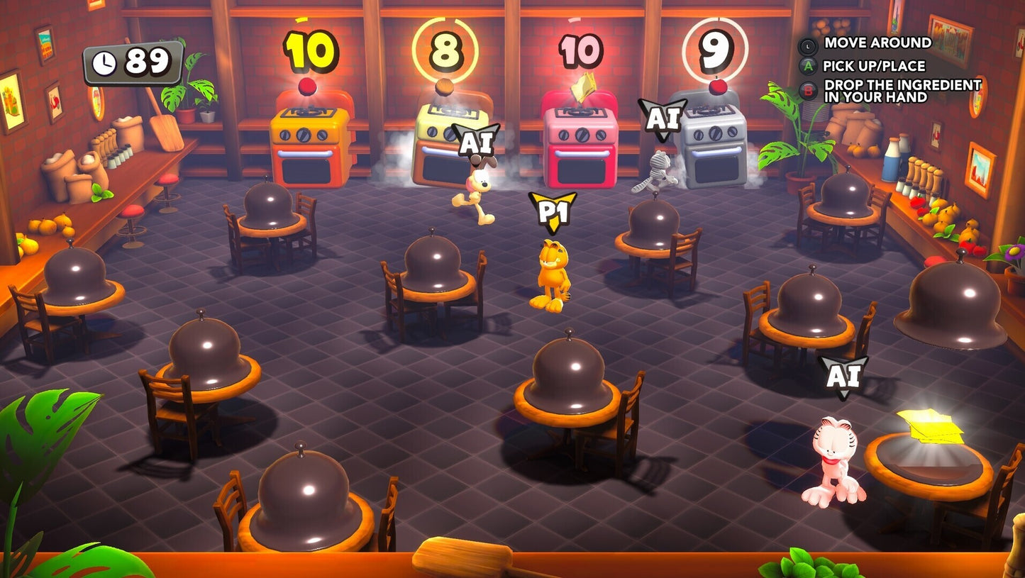 Garfield Lasagna Party (Nintendo Switch) - Nintendo eShop Key - EUROPE   - Microids [Email/Instant Delivery]