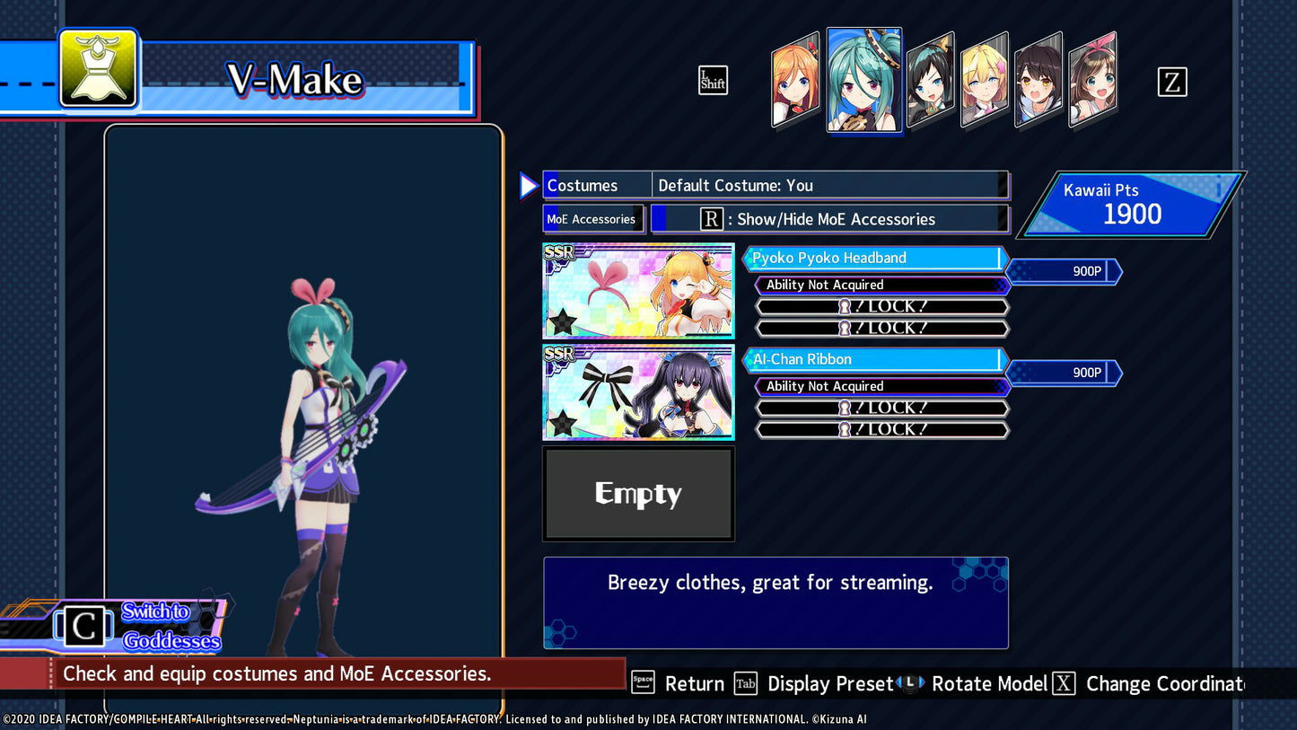 Neptunia Virtual Stars - Kizuna AI - Vtuber Accessories (PC) - Steam Key - GLOBAL   - Steam [Email/Instant Delivery]